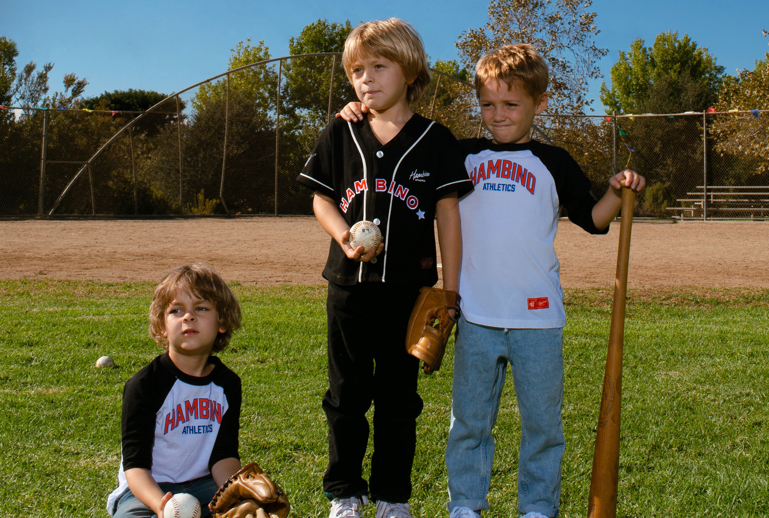 Kids Home 3/4 Tee Banner