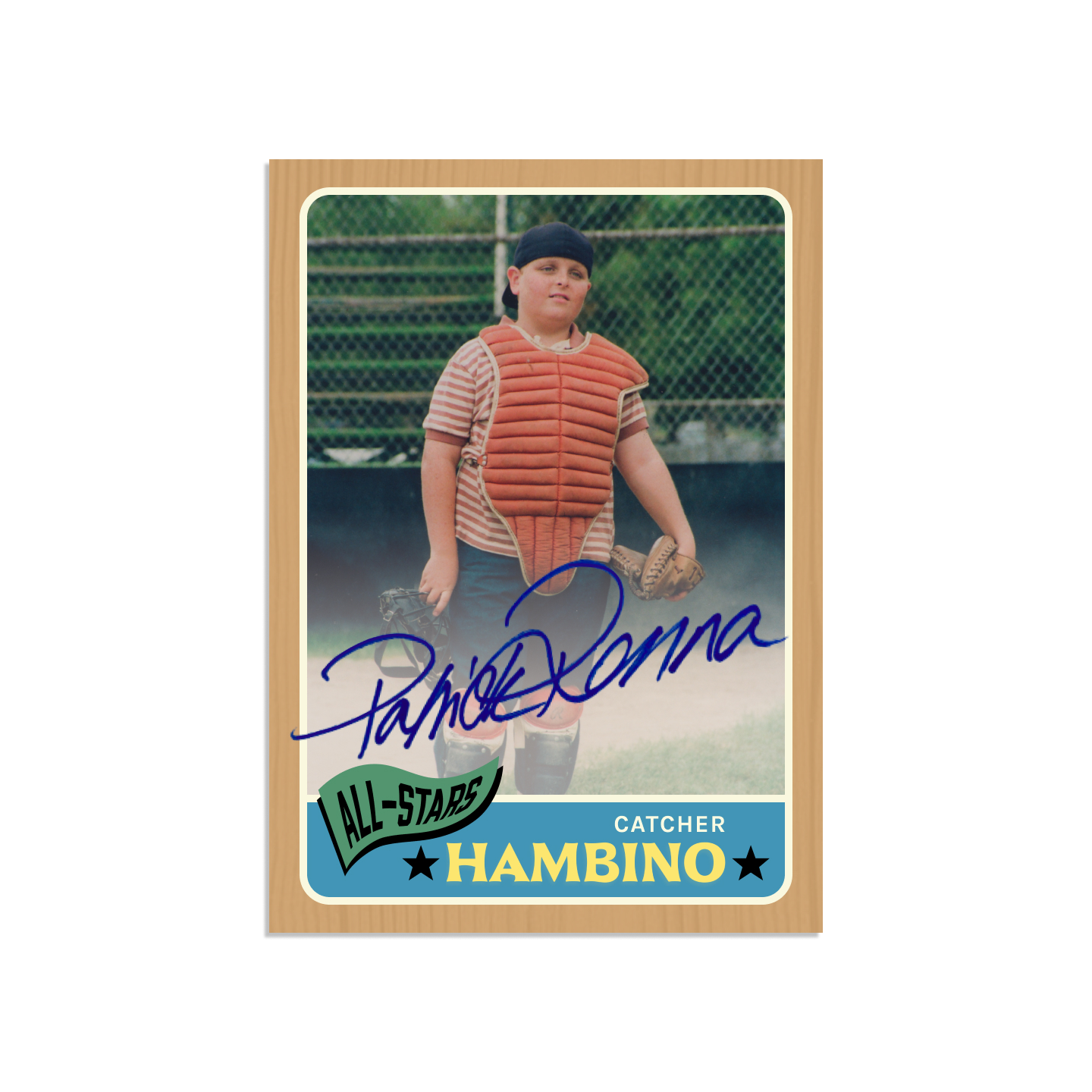 Autographed Baseball Card
