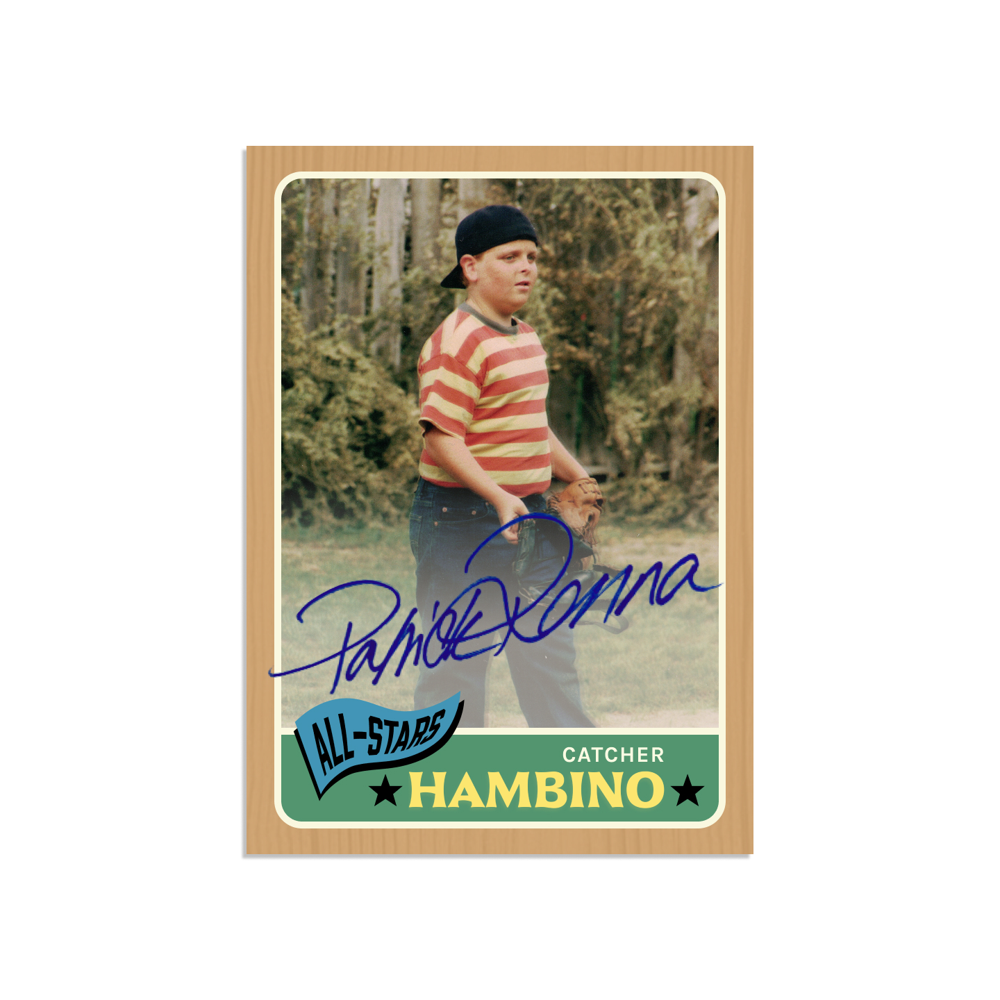 Autographed Baseball Card